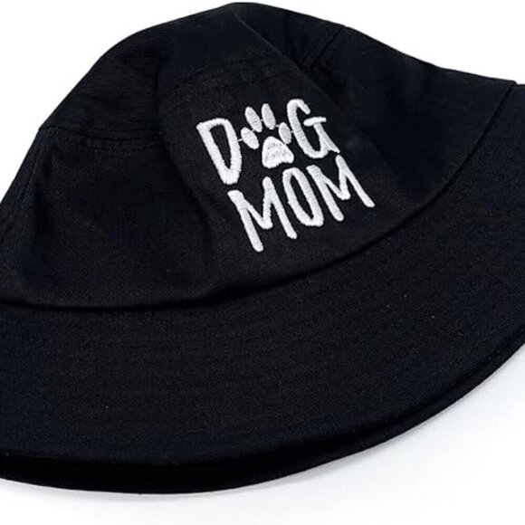 Embroidered Trendy Dog Mom Bucket Hat Sun Cap / BRAND NEW - Picture 2 of 6